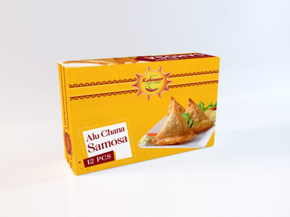 Alu chana samosa